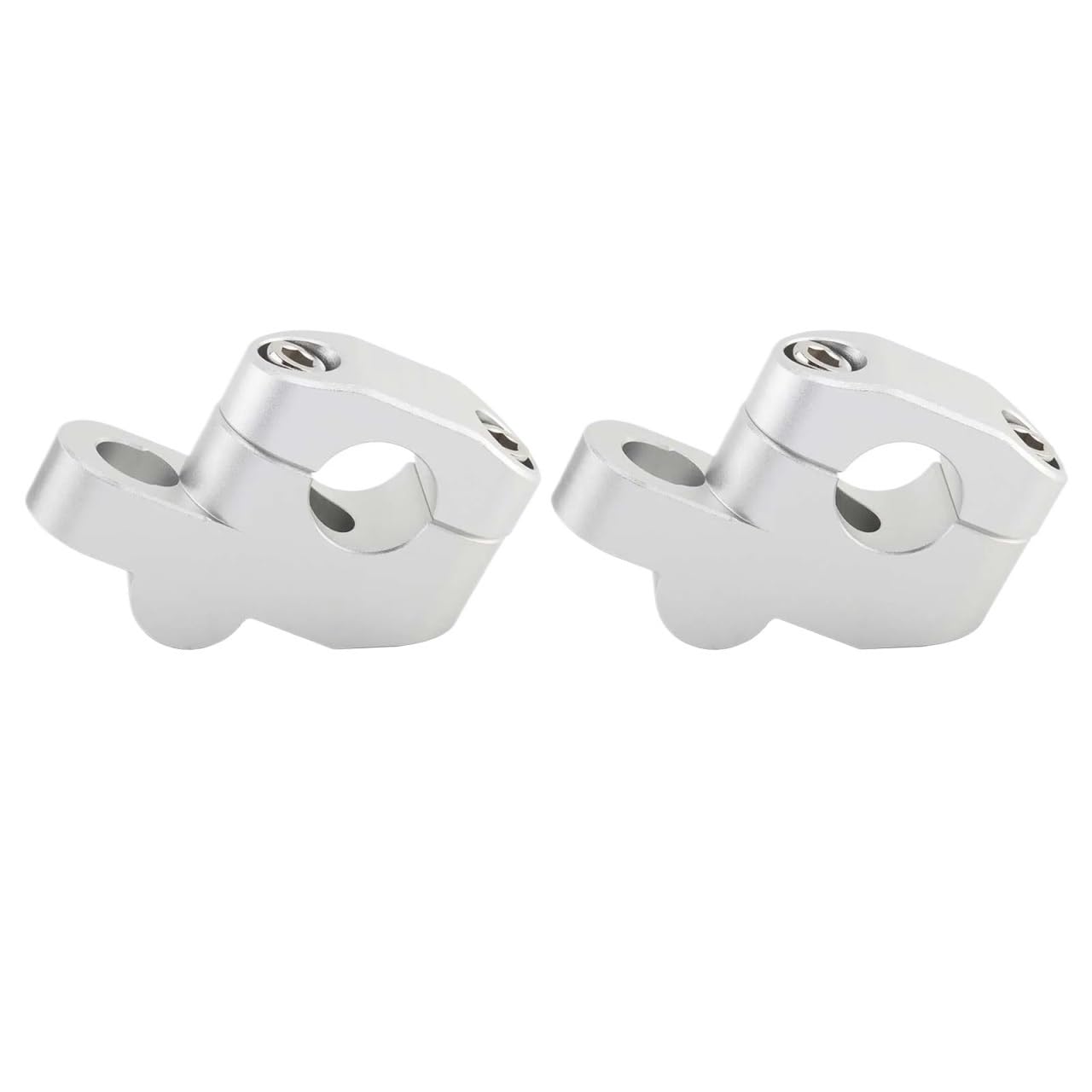 Motorrad 22mm 25mm 28mm Lenkererhöhung Verlängerung Zurück Bewegt Riser ATVs(25mm silver) von CEHAKDLRI
