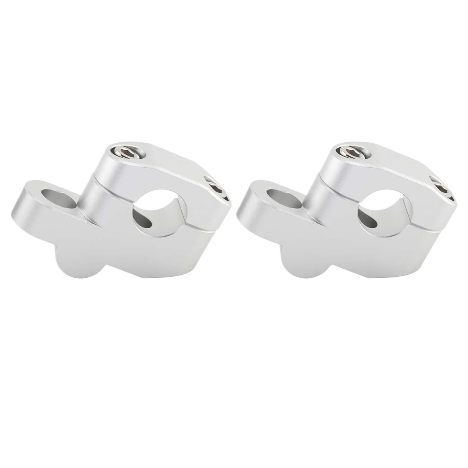 Motorrad 22mm 25mm 28mm Lenkererhöhung Verlängerung Zurück Verschoben Riser(25mm silver) von CEHAKDLRI