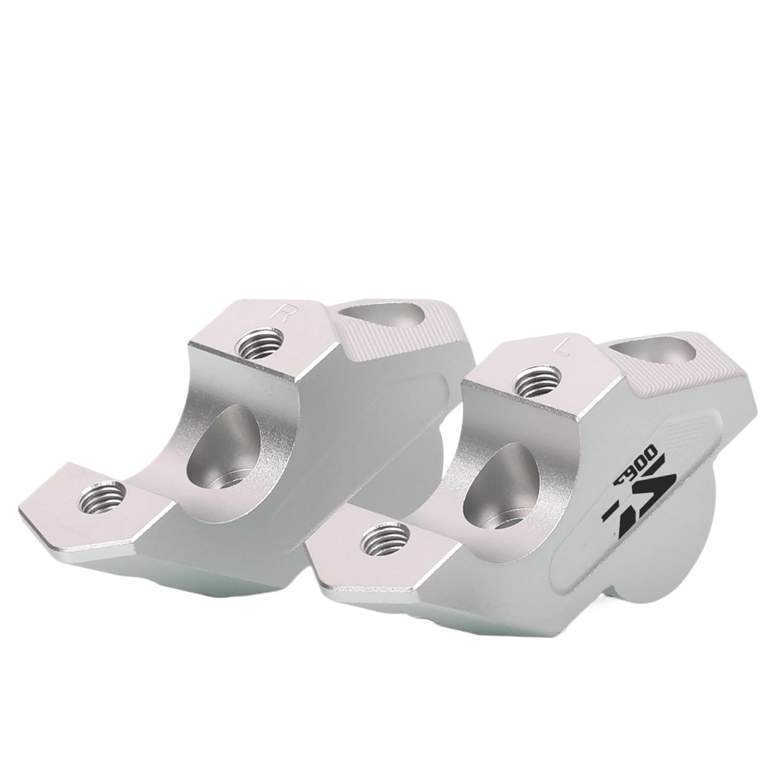 Motorrad Für F 900GS Lenker Riser Drag Lenker Klemme Verlängern Adapter Für Abenteuer Für F 900 Für GS Für ADV Für F900GS 2024-(Silver1) von CEHAKDLRI