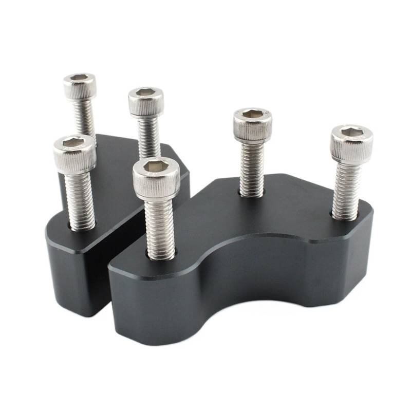 Motorrad Lenkererhöhungen 1/2 Zoll 25/50 Mm Up Adapter Halterung Extender Halterungen Klemme Für Concours 1400 Für GTR1400 2008-2022(Titanium1) von CEHAKDLRI