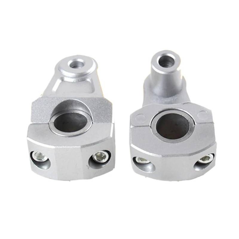 Universal 22MM 7/8 "-28MM 1 1/8" Motorrad Klemmen Bar Erhöhte Lenker Lenker Riser(Sliver) von CEHAKDLRI