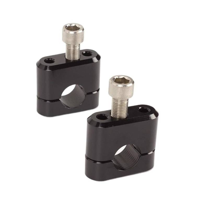 Universal Motorrad Lenker Riser Bar Halterung Griff Klemme 28mm 1 1/8 "22mm 7/8"(22mm Black) von CEHAKDLRI