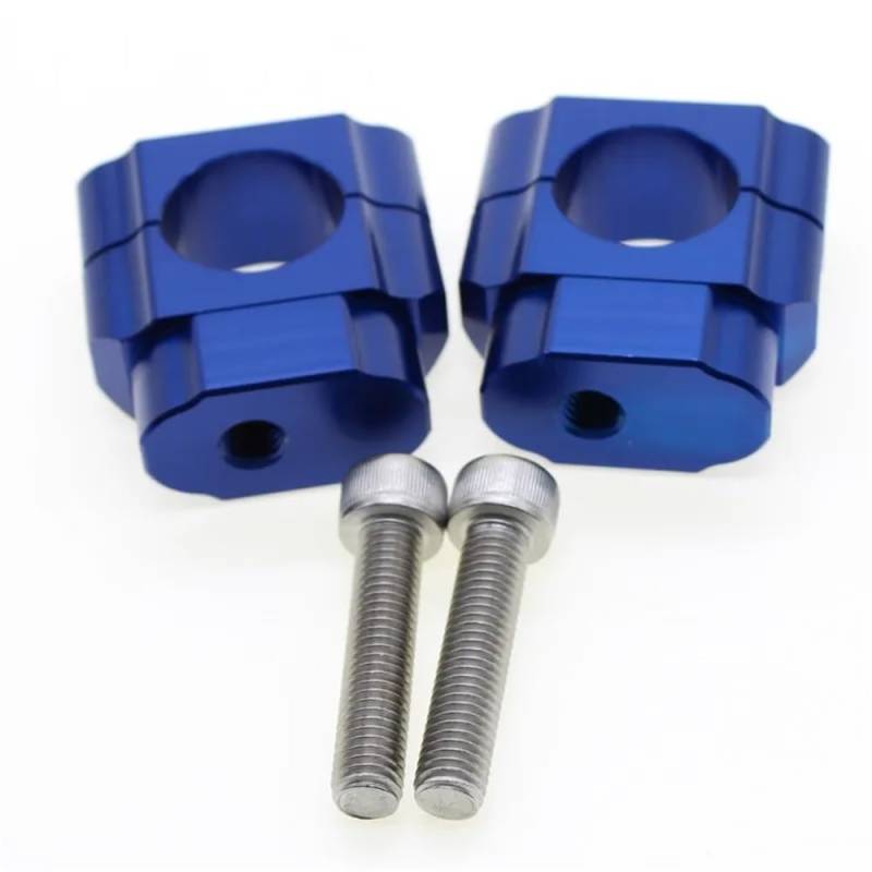 Universal Motorrad Lenker Riser Bar Halterung Griff Klemme 28mm 1 1/8 "22mm 7/8"(28mm Blue) von CEHAKDLRI