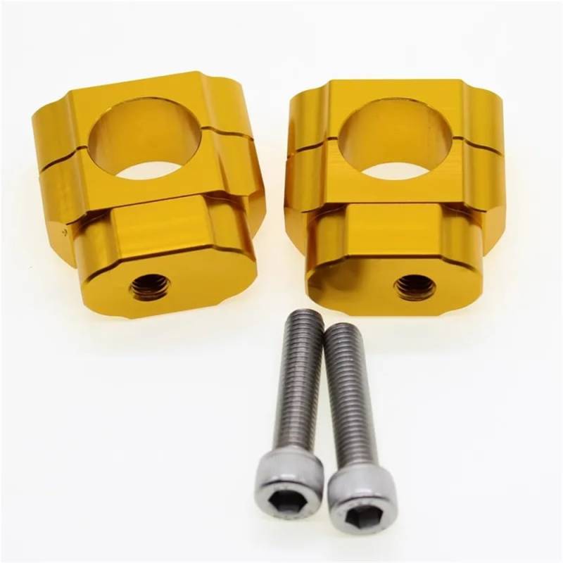 Universal Motorrad Lenker Riser Bar Halterung Griff Klemme 28mm 1 1/8 "22mm 7/8"(28mm Gold) von CEHAKDLRI