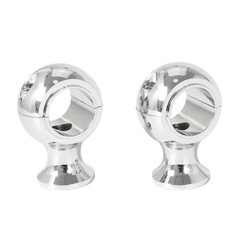 Universal Motorrad Lenker Riser Clamp Runde Erhöhung Halterung 25mm 22mm(Chrome 22mm) von CEHAKDLRI