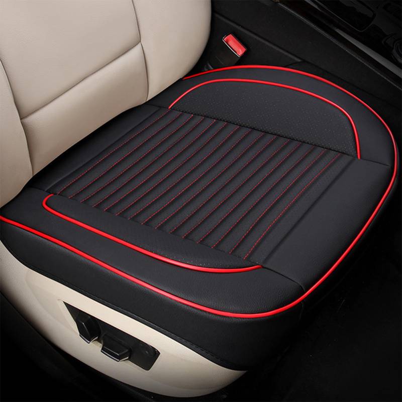 CEIEVER Sitzbezüge Auto Vordersitze, Luxus PU-Leder Sitzbezüge Auto Vordersitze Sitzauflagen Auto Autositzbezüge Leder Universal Set für Limousine/SUV/Pickup/Van (Stil A, 1) von CEIEVER