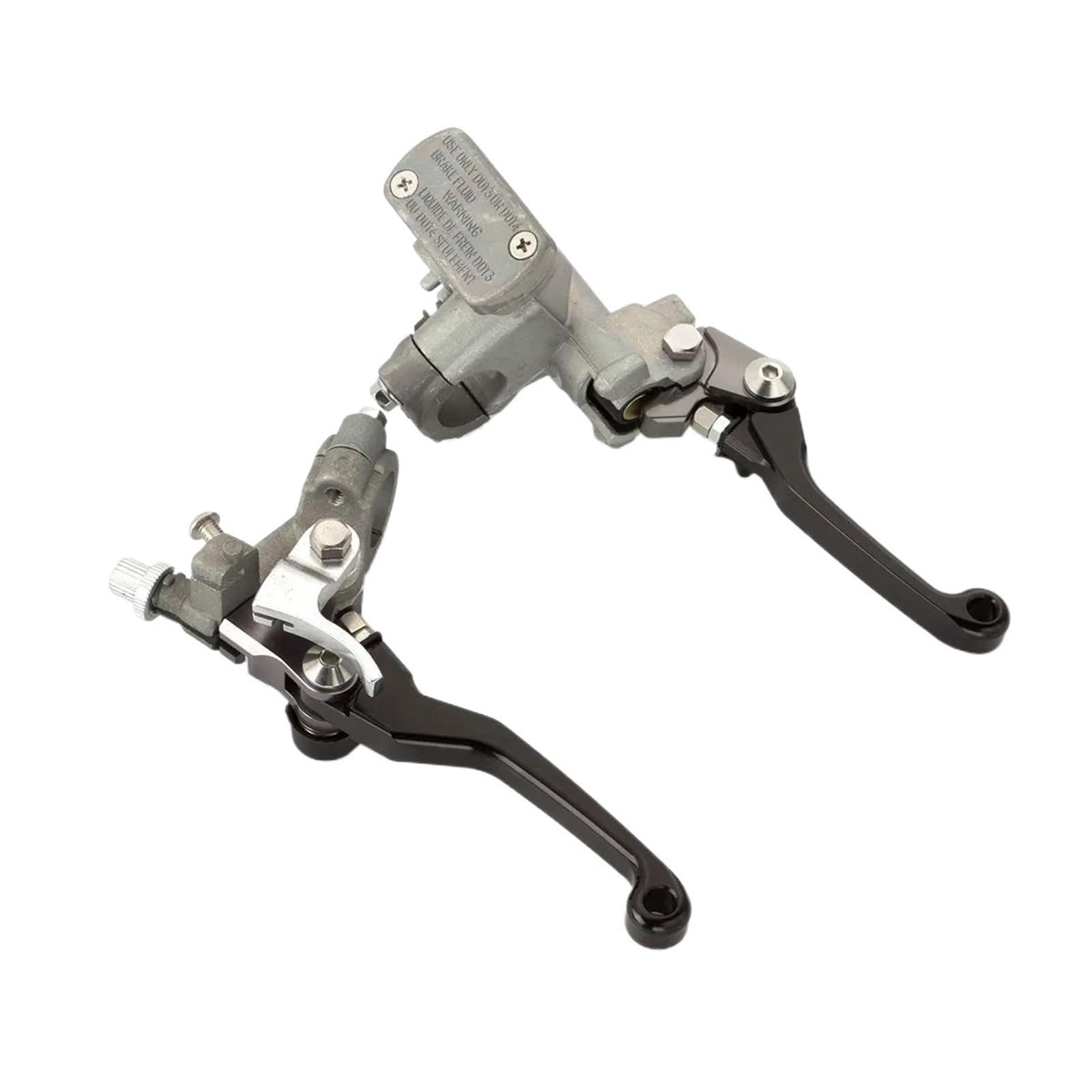 FÜR CRF250R CRF450R CRF 250 450 R/X/RX 230F CRF230F XR250 XR230 XR400 Hauptzylinder Reservoir Bremskupplungshebel Motorrad Kupplungshebel(Black) von CEIKOPQS