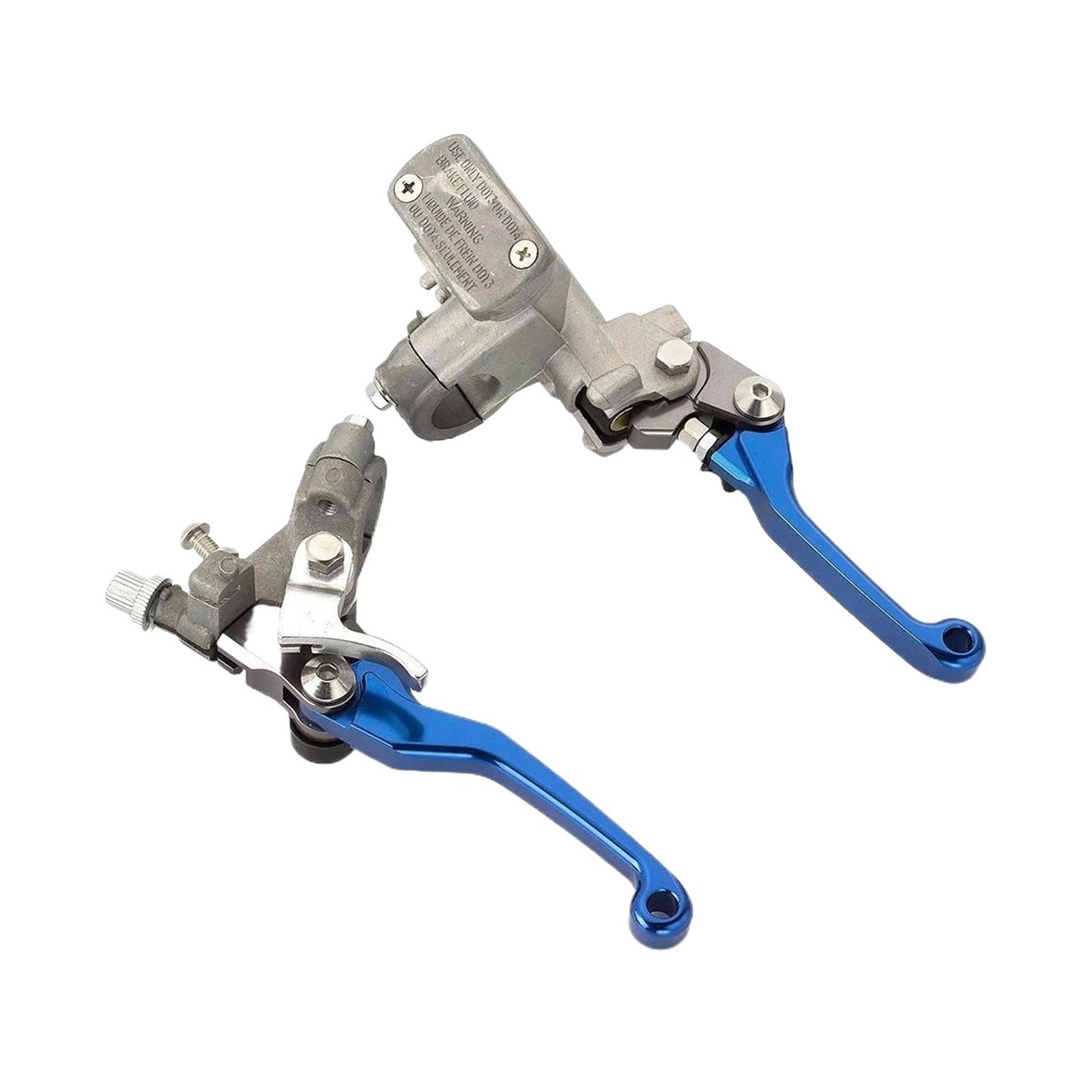 FÜR CRF250R CRF450R CRF 250 450 R/X/RX 230F CRF230F XR250 XR230 XR400 Hauptzylinder Reservoir Bremskupplungshebel Motorrad Kupplungshebel(Blue) von CEIKOPQS