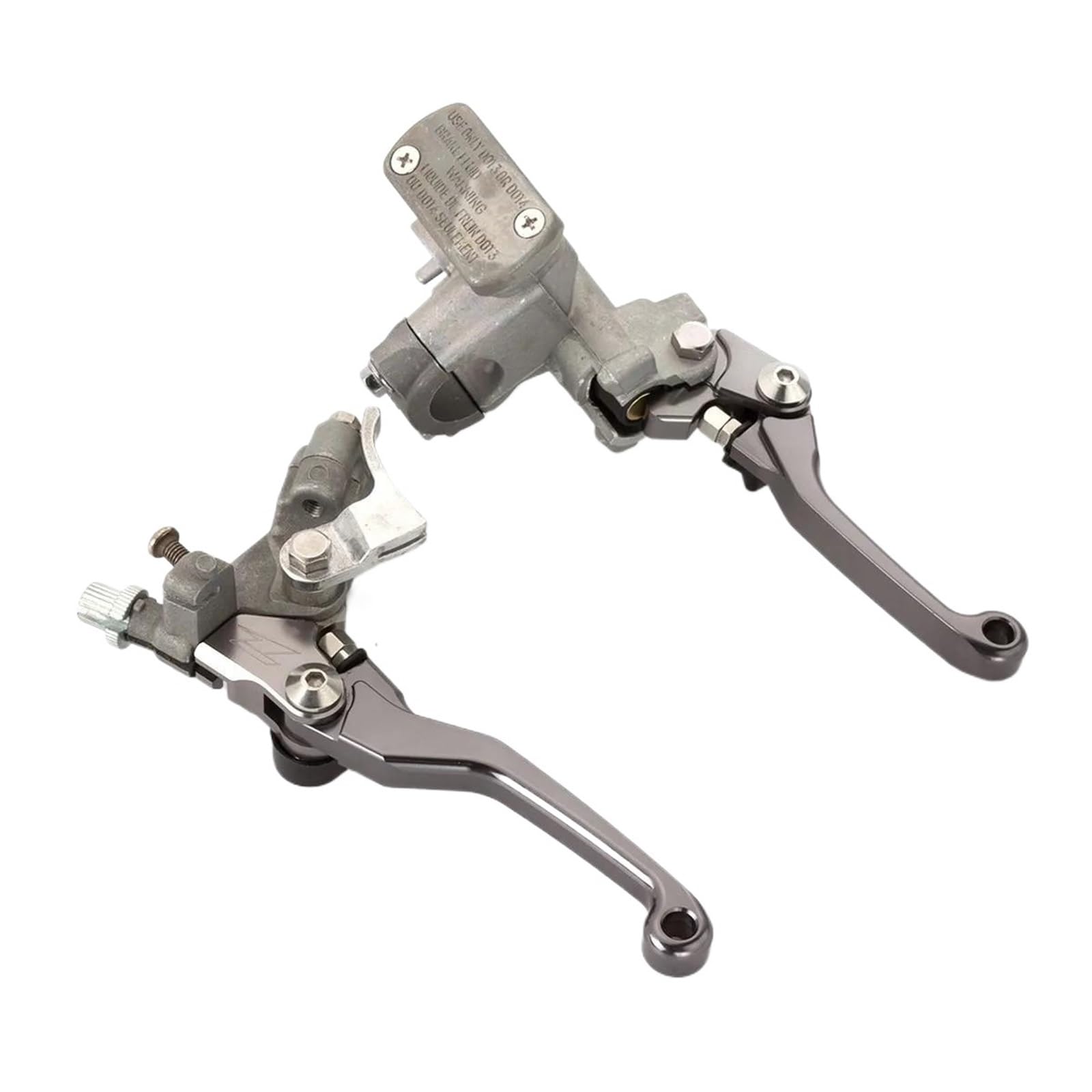 FÜR CRF250R CRF450R CRF 250 450 R/X/RX 230F CRF230F XR250 XR230 XR400 Hauptzylinder Reservoir Bremskupplungshebel Motorrad Kupplungshebel(Gray) von CEIKOPQS