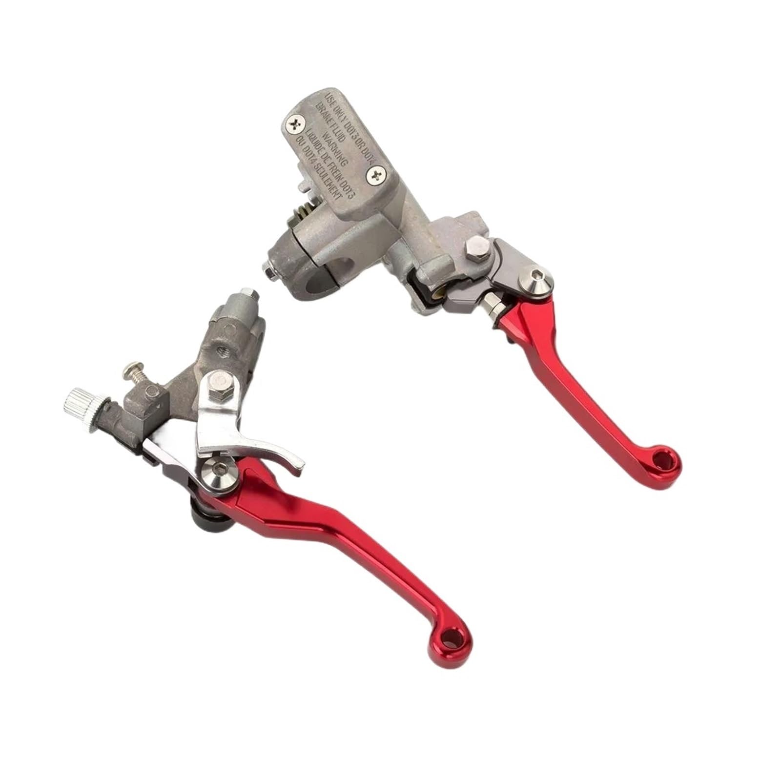 FÜR CRF250R CRF450R CRF 250 450 R/X/RX 230F CRF230F XR250 XR230 XR400 Hauptzylinder Reservoir Bremskupplungshebel Motorrad Kupplungshebel(Orange) von CEIKOPQS