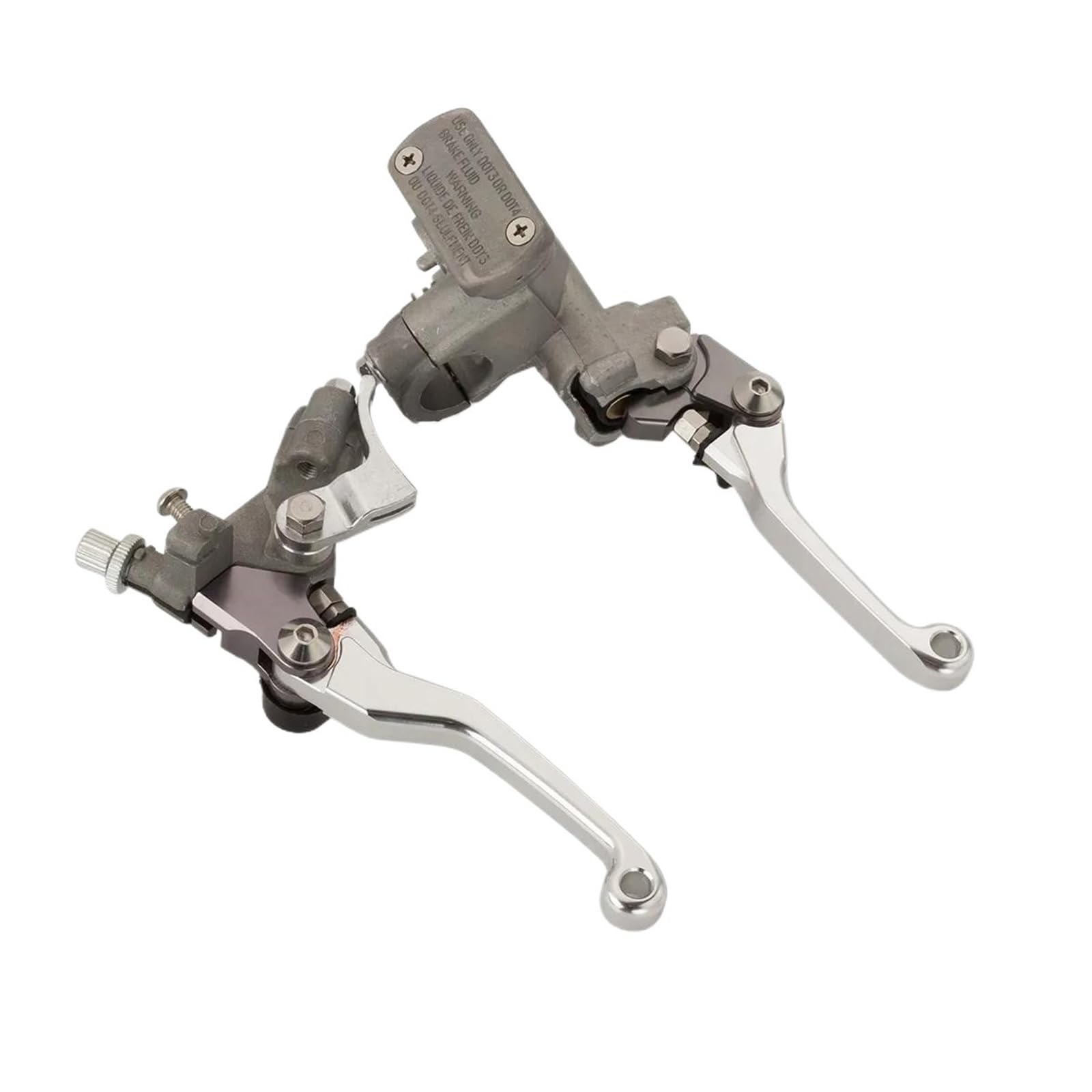 FÜR CRF250R CRF450R CRF 250 450 R/X/RX 230F CRF230F XR250 XR230 XR400 Hauptzylinder Reservoir Bremskupplungshebel Motorrad Kupplungshebel(Silver) von CEIKOPQS