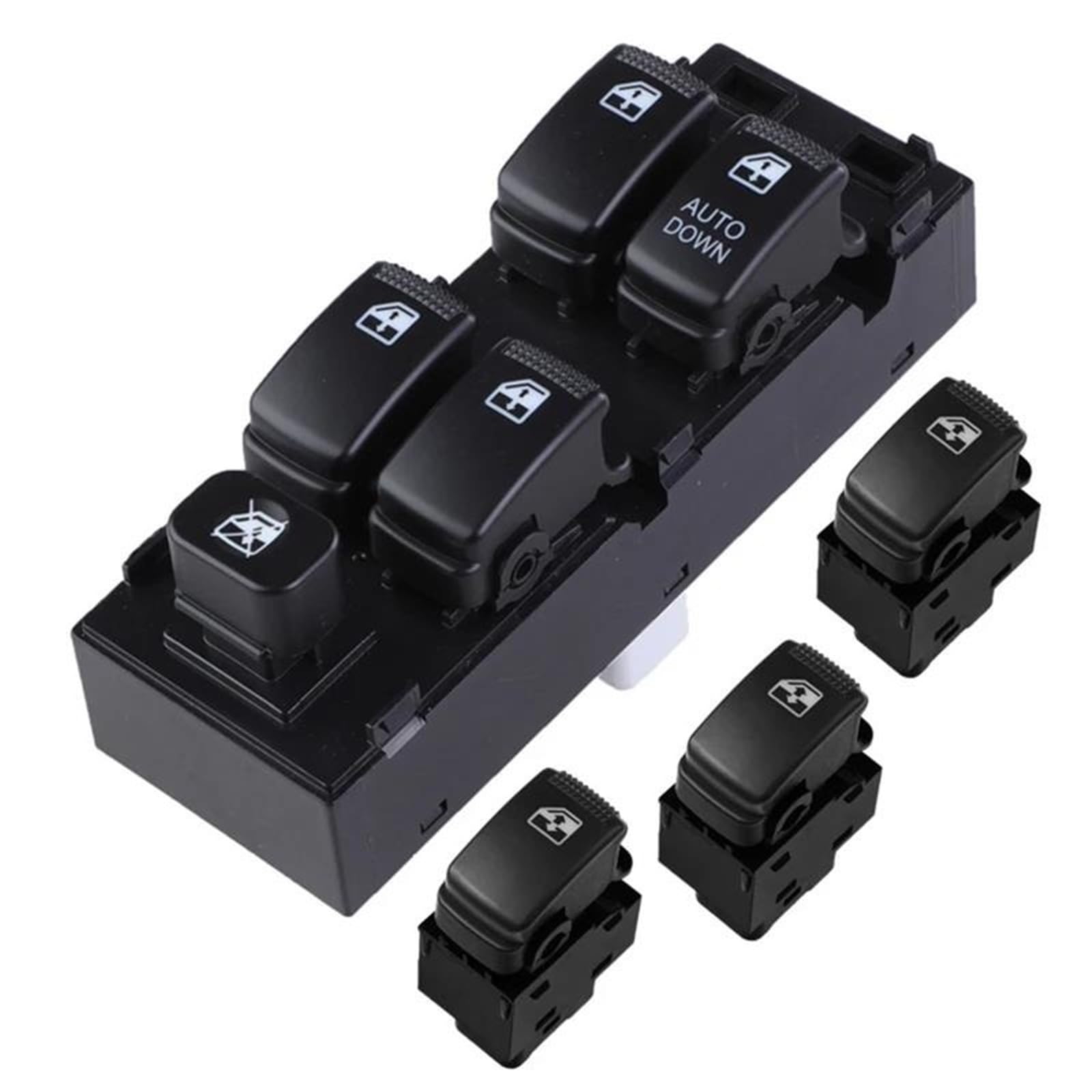 Für Hyundai Für Getz 2003-2010 Für Matrix 2006-2011 Master Elektrische Fensterheber Schalter 93570-1C110 935701C110(Left set) von CEIKOPQS