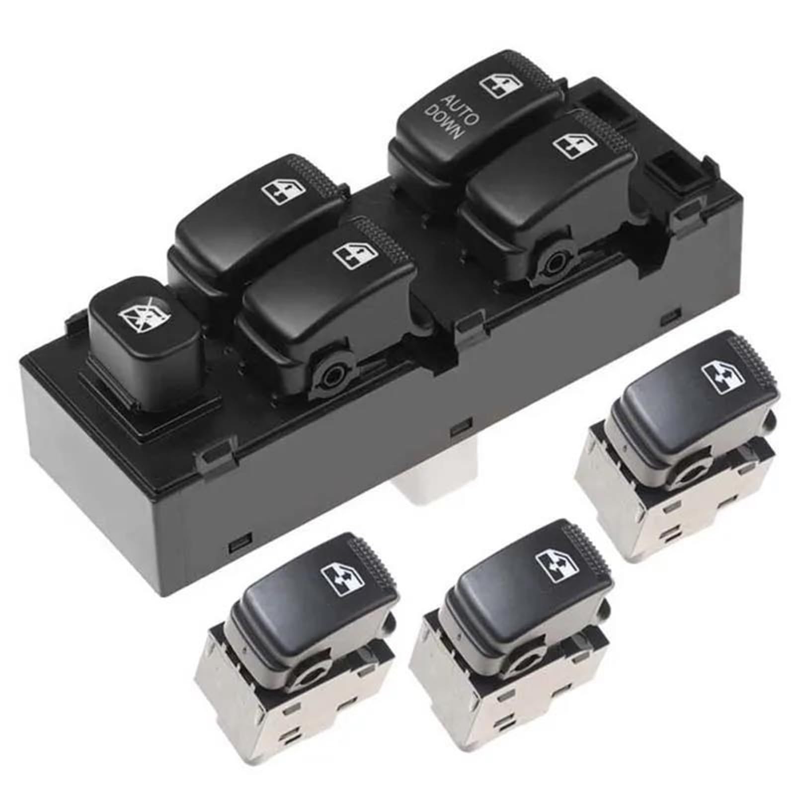 Für Hyundai Für Getz 2003-2010 Für Matrix 2006-2011 Master Elektrische Fensterheber Schalter 93570-1C110 935701C110(Right set) von CEIKOPQS
