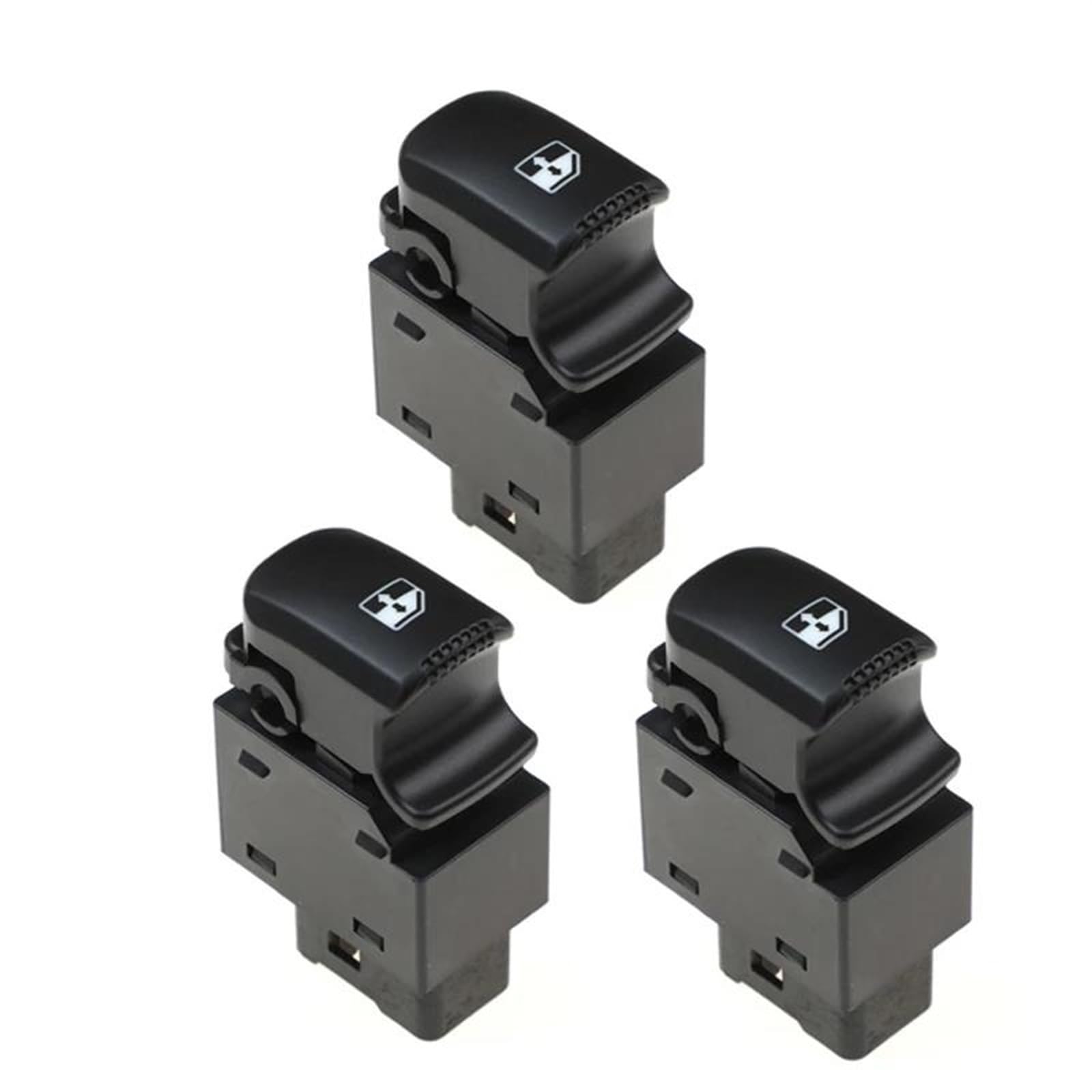 Für Hyundai Für SANTA FE 2007-2012 Power Fenster Schalter Hinten LH RH 935802B000 93580-2B000 935802B500 935812B000(3 pcs) von CEIKOPQS