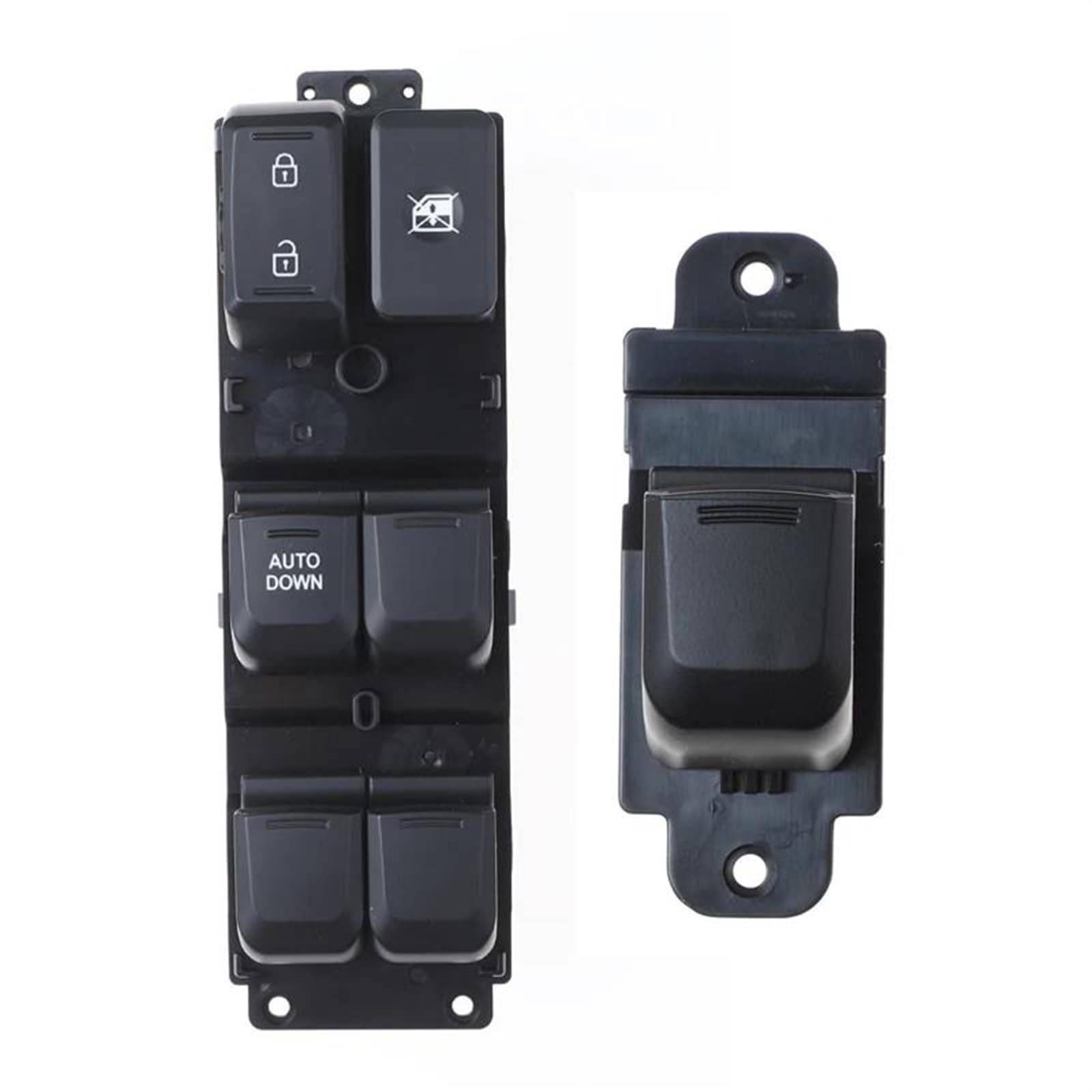 Für KIA Für Rio K2 2011-2016 Auto Elektrische Fensterheber Heber Master Control Schalter 93570-4X000 93580-4X000 935804X000 935304X000(A set) von CEIKOPQS