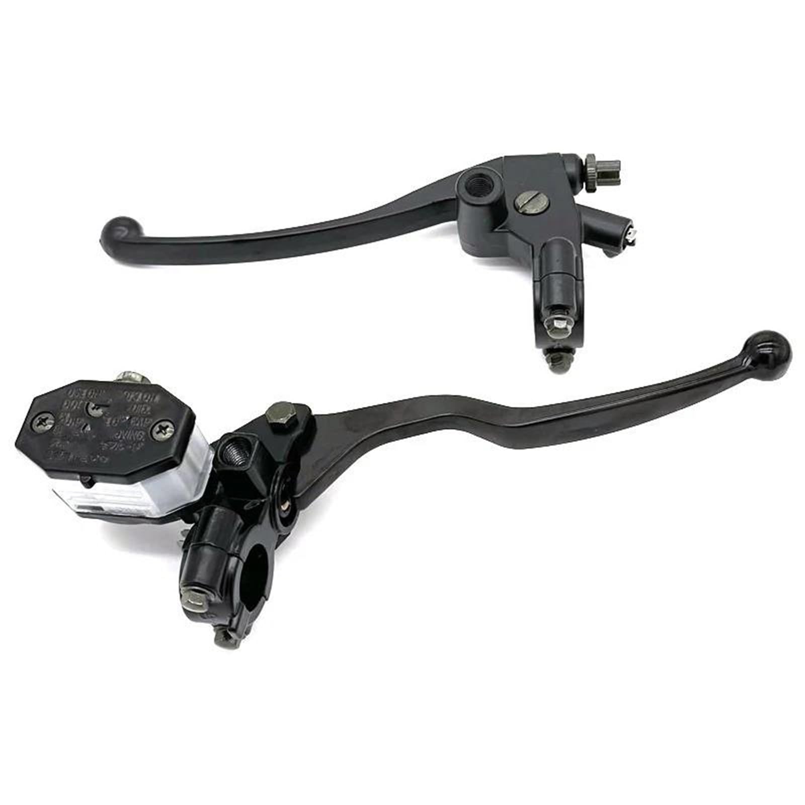 Für Suzuki Für 125cc GN125 GS125 Motorrad Vorderradbremshebel Griff Kupplungshebel Hauptzylinder Motorrad Kupplungshebel(1 Pair) von CEIKOPQS