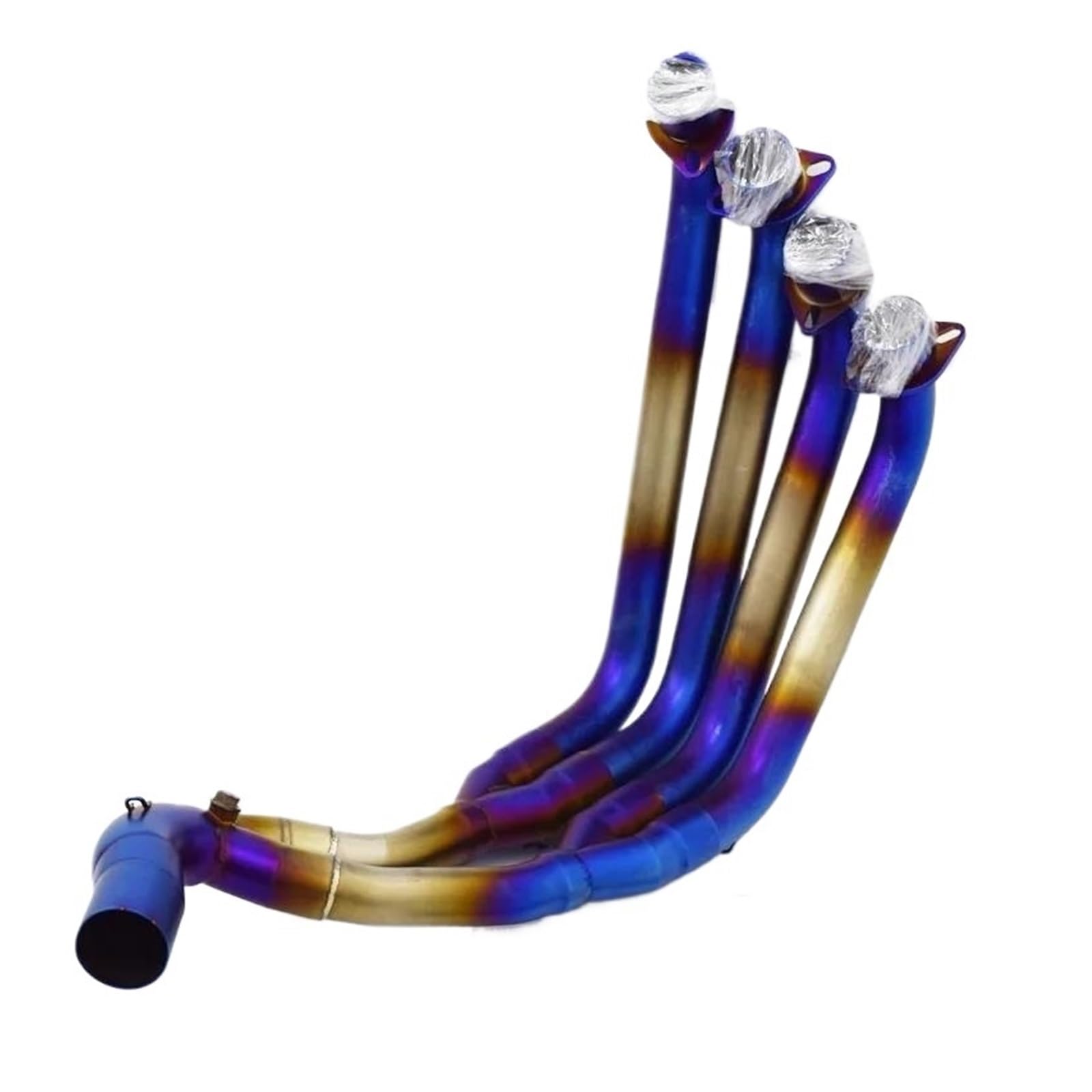 Motorrad Auspuff Mittelrohr Für CB650F CB650R CBR650 CBR650F 2014-2022 Motorrad-Auspuffanlage vorne Verbindungsrohr Slip On 51 mm Schalldämpfer(Type-B) von CEIKOPQS