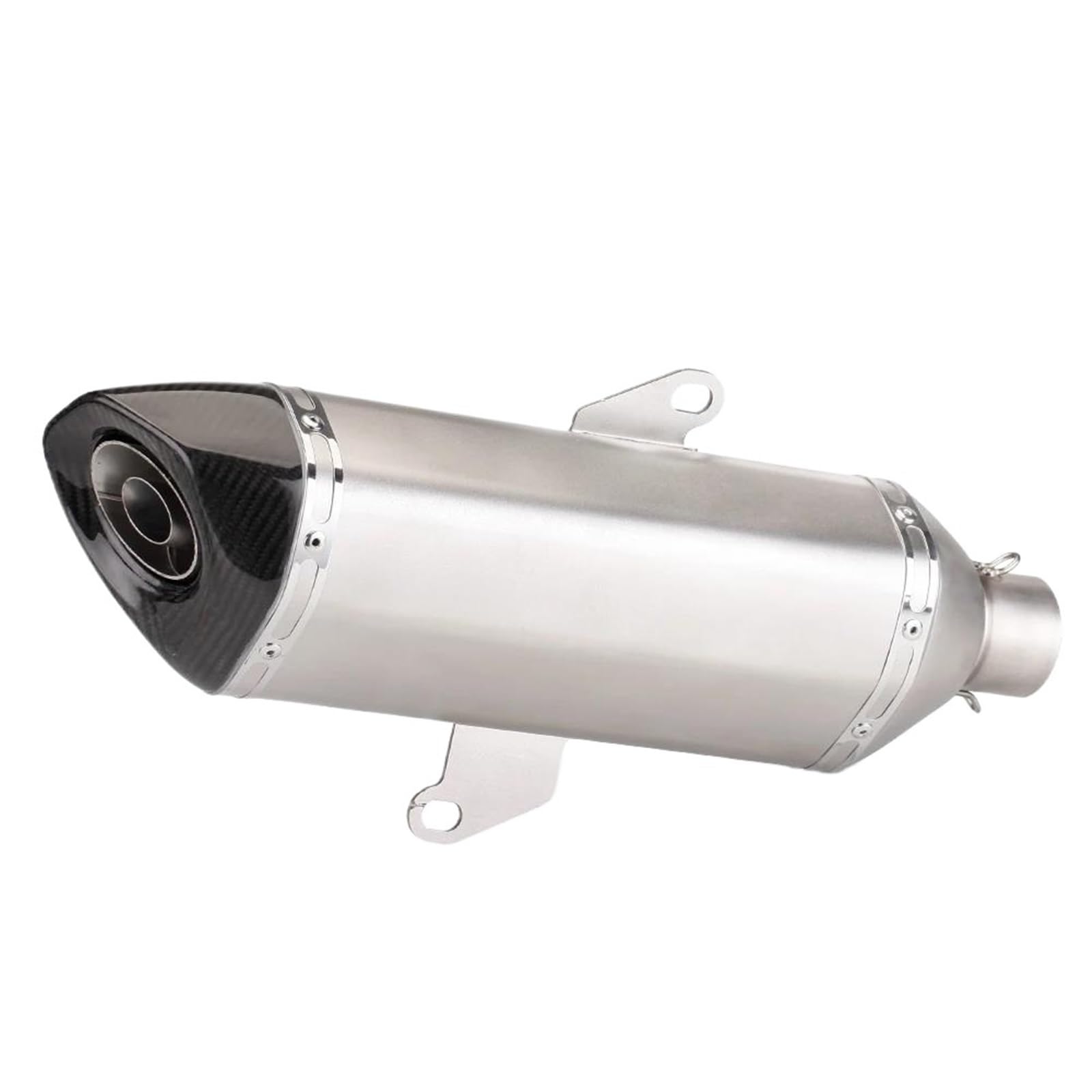 Motorrad Auspuff Mittelrohr Für Forza300 Forza 300 Motorrad Auspuff Geändert 51mm Motorrad Auspuffrohr Mit Schalldämpfer(Type-A) von CEIKOPQS