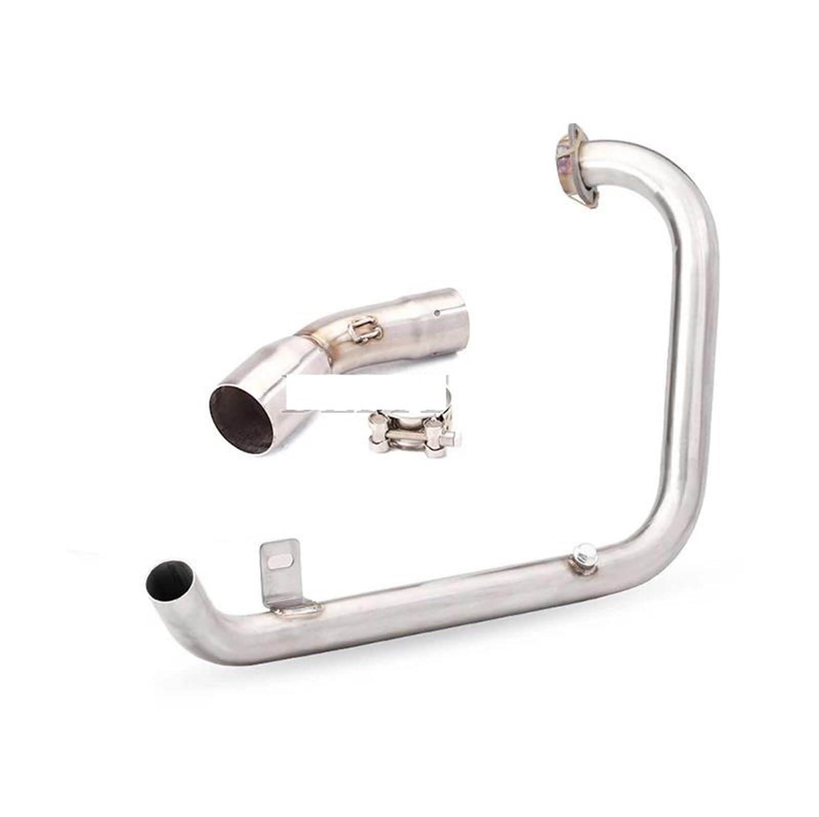 Motorrad Auspuff Mittelrohr Für Ninja 250SL Z250SL Z250 SL Komplette Systeme Motorrad Auspuff Escape Front Link Rohr Passt 51mm Schalldämpfer(Type-A) von CEIKOPQS