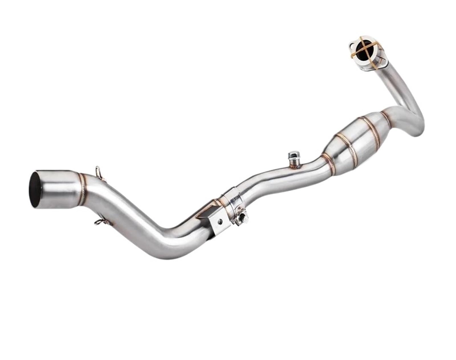 Motorrad Auspuff Mittelrohr Für Off-Road CRF250L CRF300L CRF300L / Rally Motorrad Vordere Auspuff Link Rohr Modifikation Fit 51mm Schalldämpfer 2012 zu 2020(Type-B) von CEIKOPQS