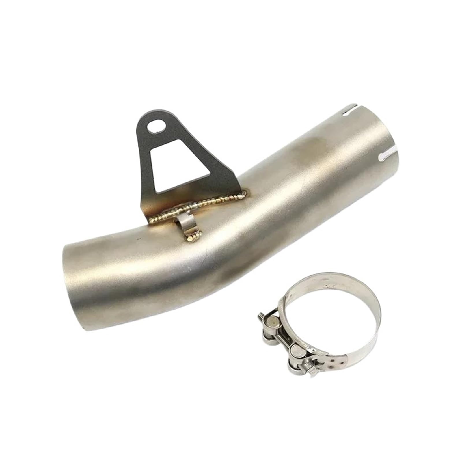 Motorrad Auspuff Mittelrohr Für S1000RR 2009-2016 Motorrad modifizierter 60-mm-Schalldämpfer Edelstahl-Auspuff-Mittelverbindungsrohr Motorrad-Auspuffrohr(Type-A) von CEIKOPQS