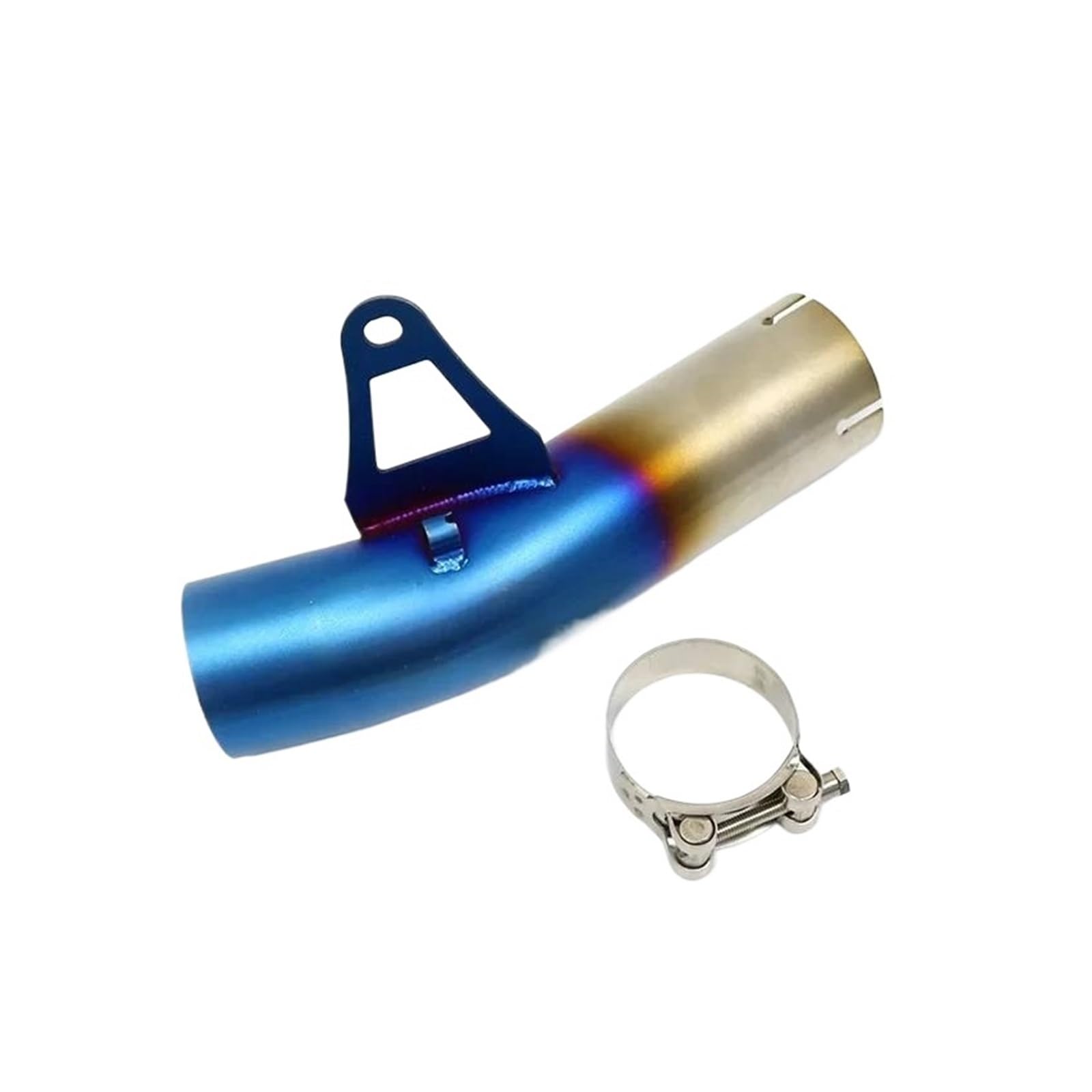 Motorrad Auspuff Mittelrohr Für S1000RR 2009-2016 Motorrad modifizierter 60-mm-Schalldämpfer Edelstahl-Auspuff-Mittelverbindungsrohr Motorrad-Auspuffrohr(Type-B) von CEIKOPQS