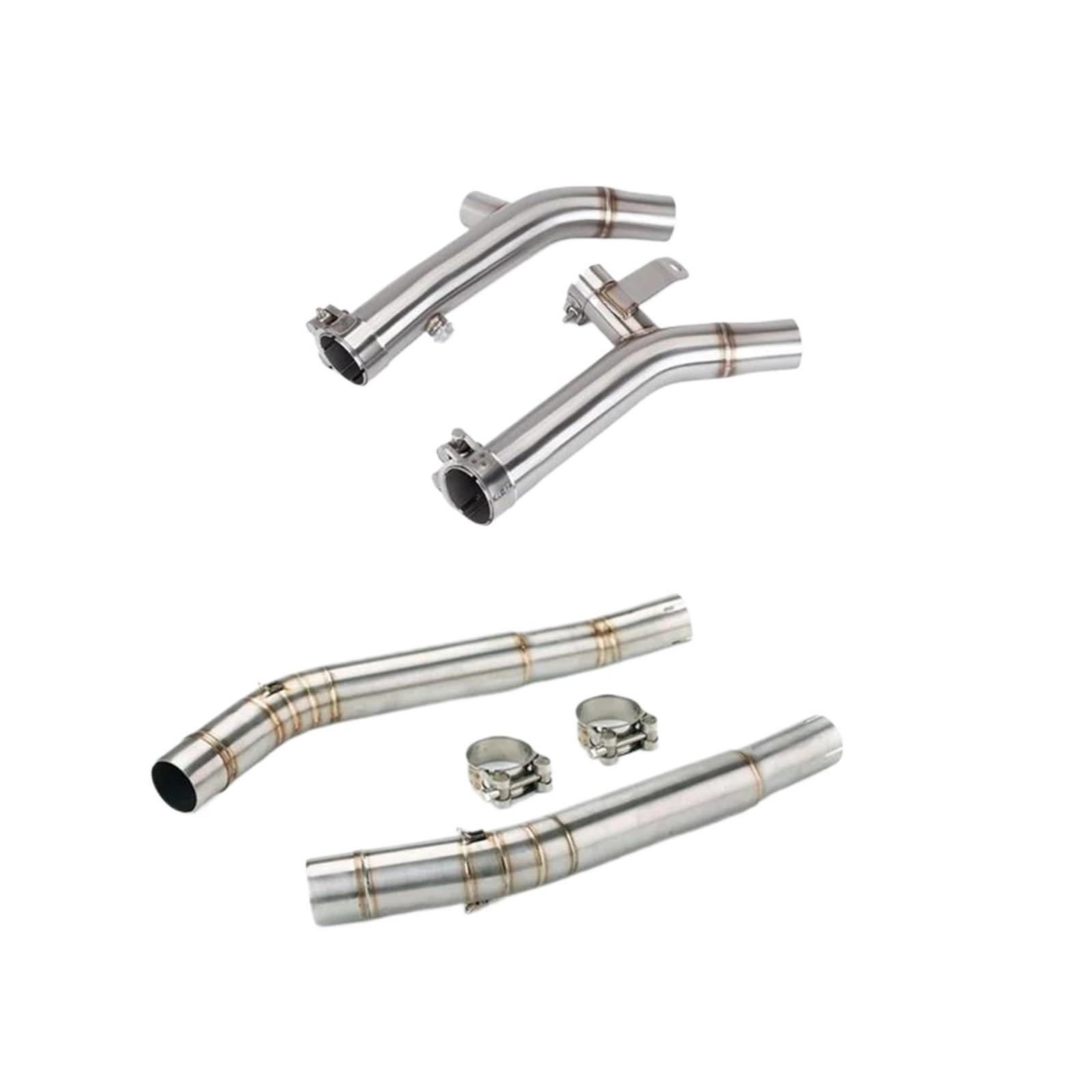 Motorrad Auspuff Mittelrohr Für Suzuki Hayabusa GSX1300R GSXR1300 2008–2020. Motorrad-Auspuff-Escape-Modifikation, Linke rechte Verbindungsrohrverbindung, 51-mm-Schalldämpfer(Type-C) von CEIKOPQS
