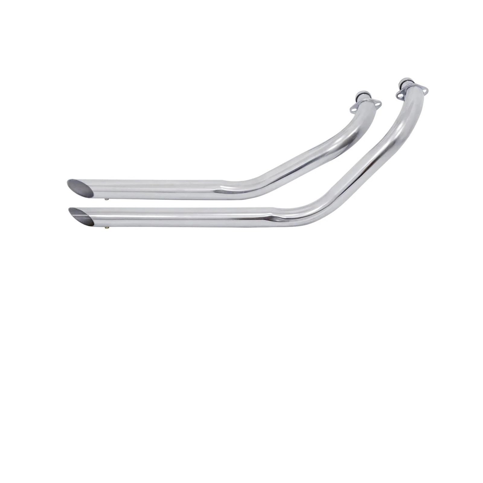 Motorrad Auspuff Mittelrohr Für Vulcan 900 S EN900 VN900 S900 Alle Baujahre Motorrad-Auspuffrohr Schalldämpfer Abgasanlage Shortshots Versetztes Rohr(Chrome 1) von CEIKOPQS