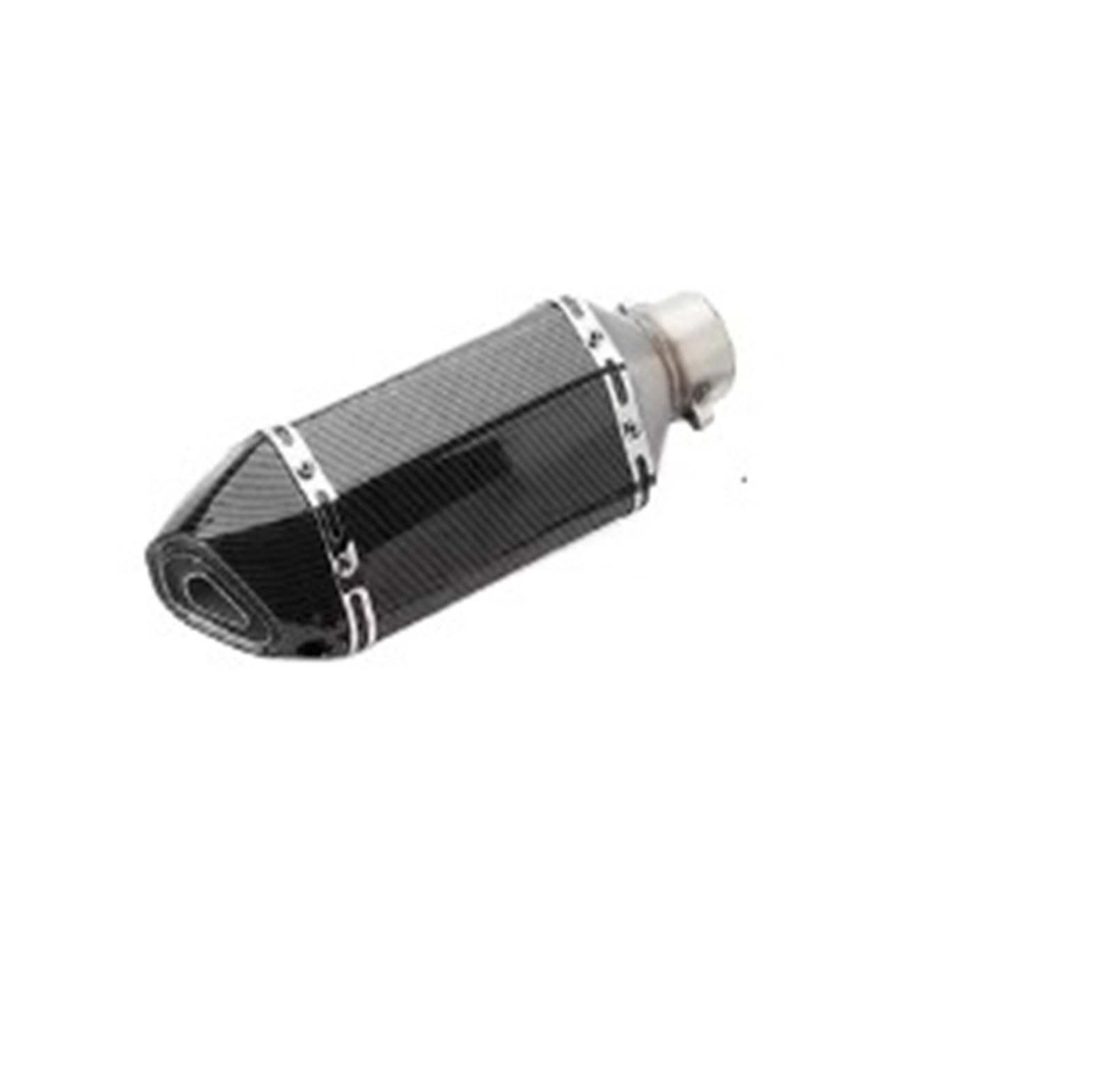 Motorrad Auspuff Mittelrohr Für Yamaha Für Suzuki 250cc-1200cc Universal Motorrad Auspuffrohr Schalldämpfer Outlet Escape Schalldämpfer Rohr Motorrad Auspuffrohr(L 470mm) von CEIKOPQS