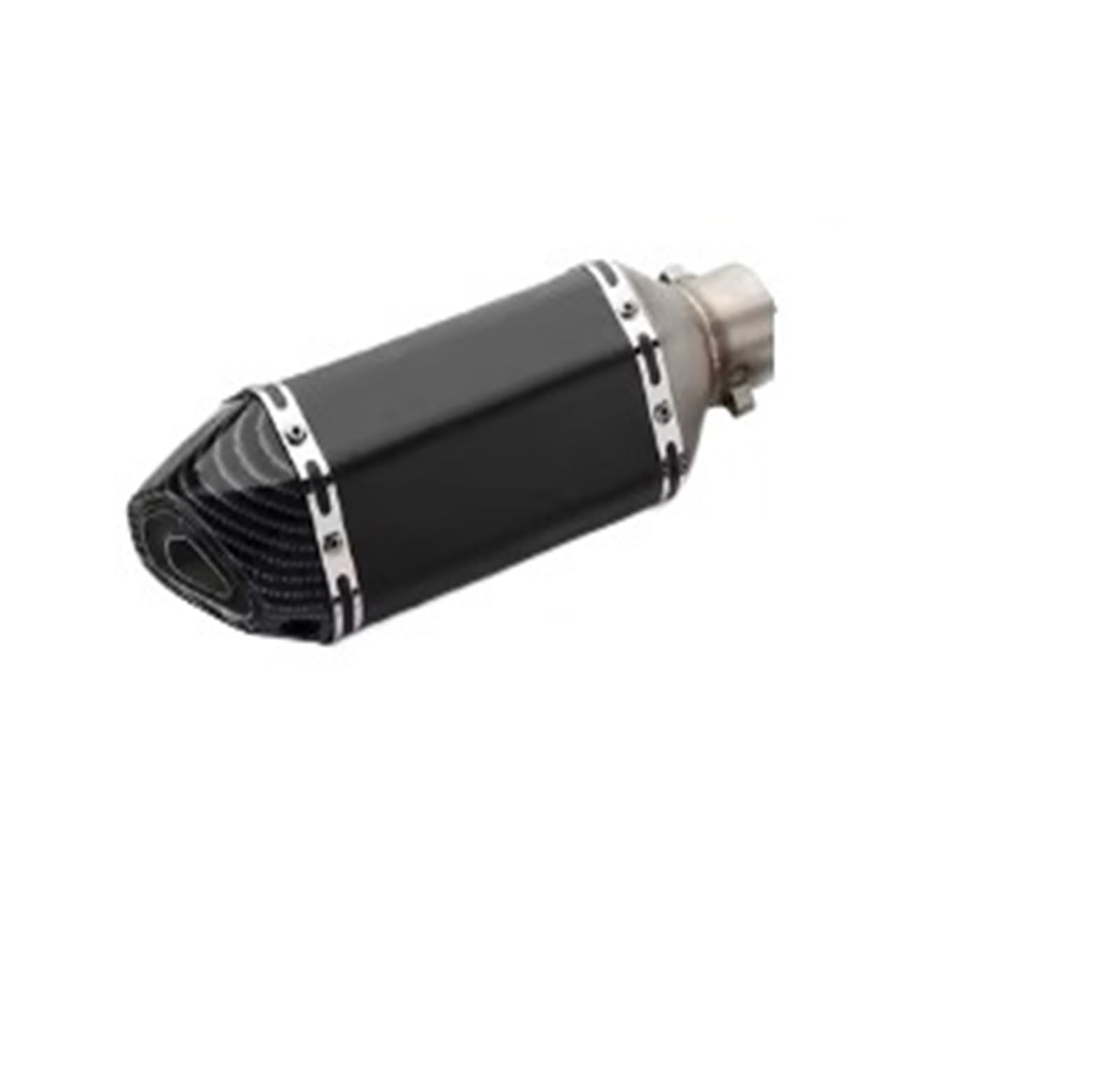 Motorrad Auspuff Mittelrohr Für Yamaha Für Suzuki 250cc-1200cc Universal Motorrad Auspuffrohr Schalldämpfer Outlet Escape Schalldämpfer Rohr Motorrad Auspuffrohr(P 470mm) von CEIKOPQS
