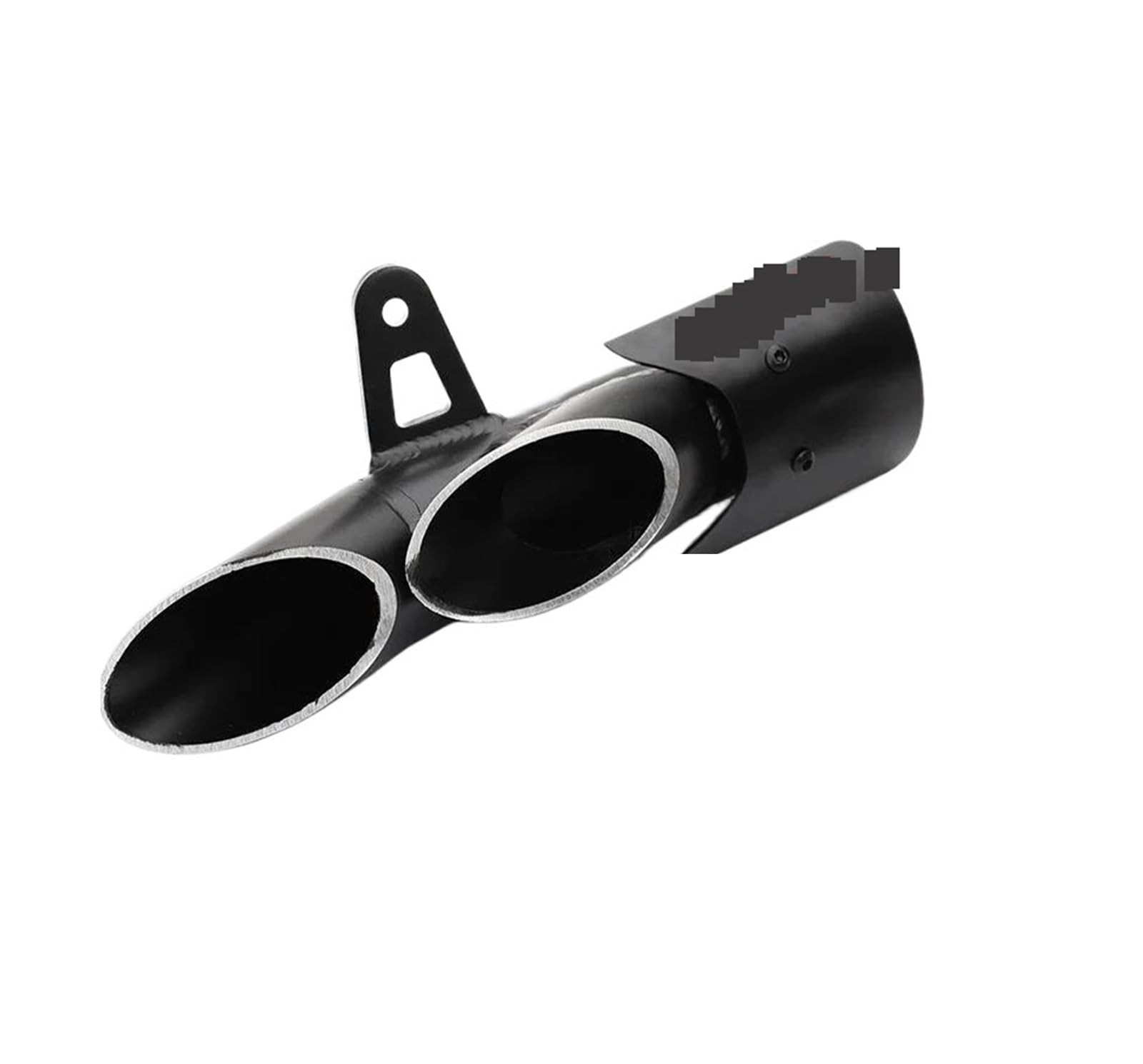 Motorrad Auspuff Mittelrohr Für Yamaha Für Suzuki Für Universal 51mm Slip-on Motorrad Pit Bike Auspuffrohr Mit Logo Laser Schalldämpfer(B1 Right Side) von CEIKOPQS