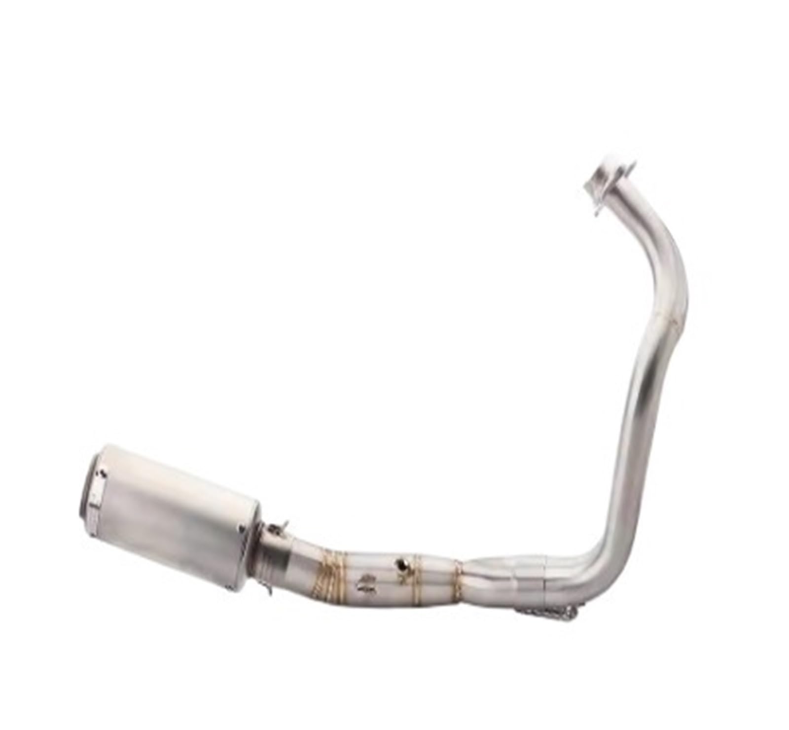 Motorrad Auspuff Mittelrohr Für Yamaha MT-07 FZ-07 MT07 FZ07 MT 07 XSR700 2014-2023 Motorrad Komplette Abgasanlage Mit Sc Schalldämpfer Rohr Auspuffrohr(Type-B) von CEIKOPQS