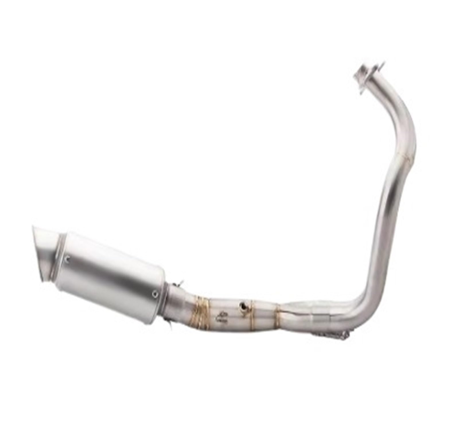 Motorrad Auspuff Mittelrohr Für Yamaha MT-07 FZ-07 MT07 FZ07 MT 07 XSR700 2014-2023 Motorrad Komplette Abgasanlage Mit Sc Schalldämpfer Rohr Auspuffrohr(Type-D) von CEIKOPQS