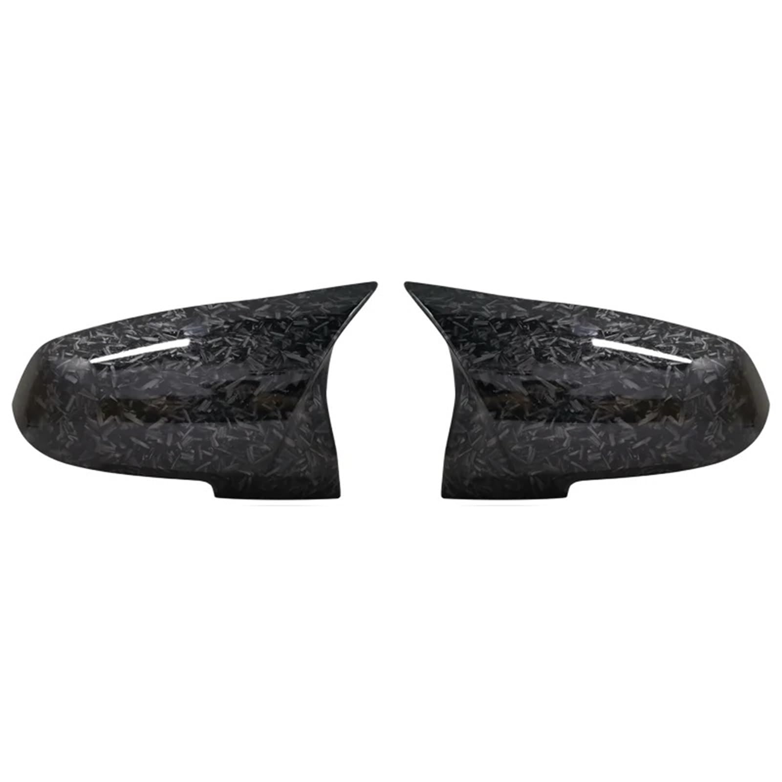 Rückspiegel Abdeckung Für 1 2 3 4 Serie F20 F30 F31 F32 F34 F36 E84 2014-2019 1 Paar Seite Rückspiegel Abdeckung Kappen ABS Glanz Schwarz(Forged Carbon Look) von CEIKOPQS