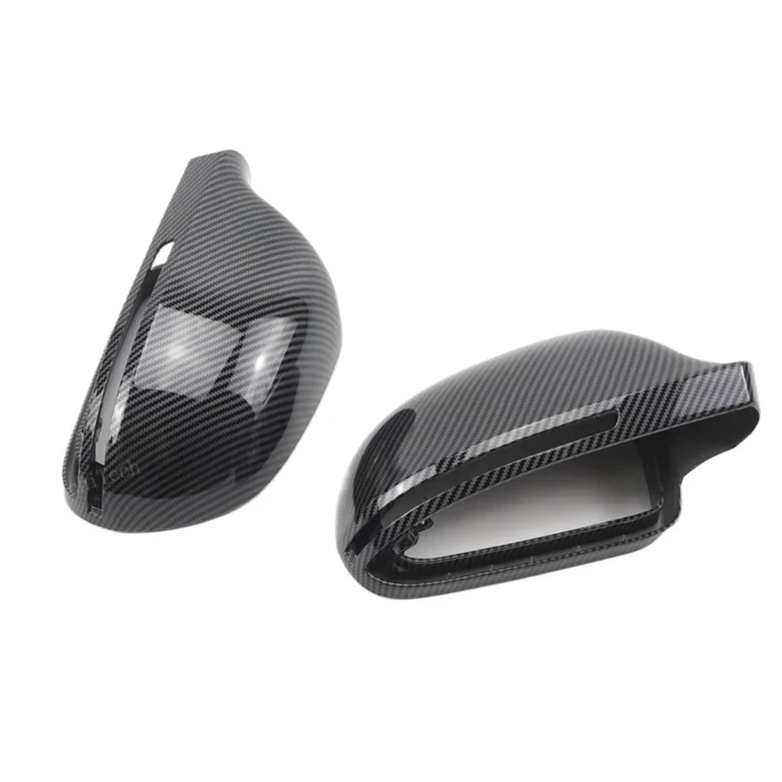 Rückspiegel Abdeckung Für A3 A4 A5 A6 A8 Q3 SQ3 S4 S5 S6 S8 RS3 RS4 RS5 B8 B8.5 8P Carbon Look Schwarz Spiegelabdeckung Rückspiegel Seitenspiegelkappe(2. Carbon Look) von CEIKOPQS