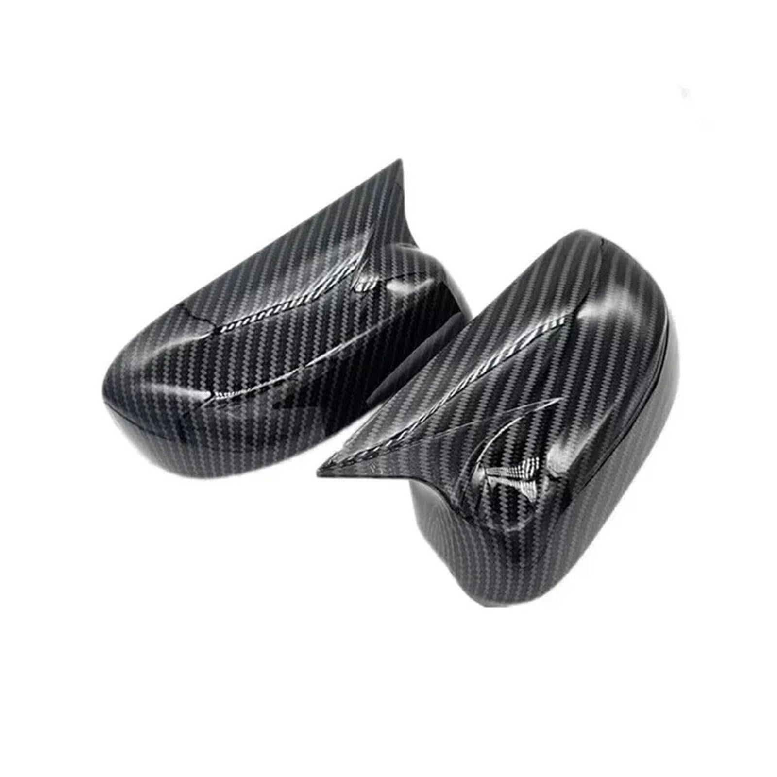 Rückspiegel Abdeckung Für City 2009-2013 Auto Rückspiegel Seitenspiegel Abdeckung Flügelkappe Außentür Rückansicht Fall Trim Carbon Look ABS(Carbon) von CEIKOPQS