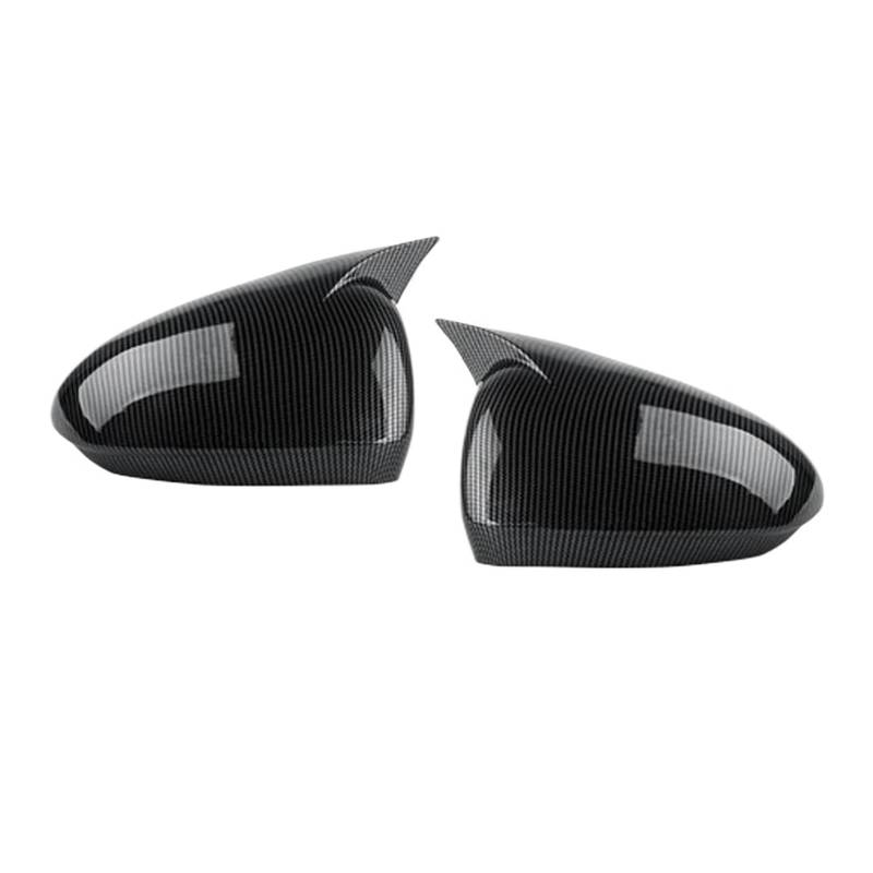 Rückspiegel Abdeckung Für Genesis G80 2021-2022 (RG3) Carbon Style Außenspiegelabdeckung Türseiten-Rückspiegelabdeckungen Zierleiste von CEIKOPQS