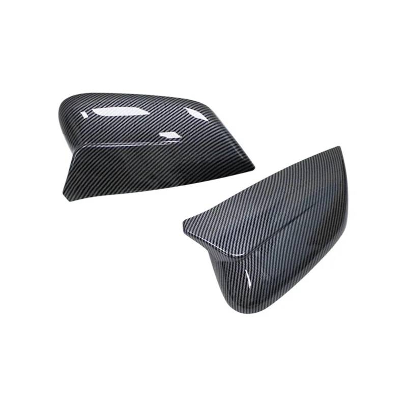 Rückspiegel Abdeckung Für KIA EV6 Rückspiegel Carbon Seitentür Rückspiegel Schutzkappe Overlay Rückspiegel Dekor Schale Abdeckung(Carbon) von CEIKOPQS