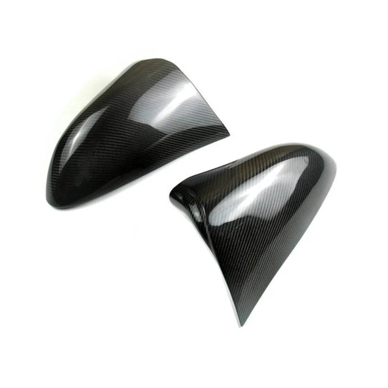 Rückspiegel Abdeckung Für Lexus IS GS ES RC RCF Carbon Glänzend Schwarz Flügel Rückspiegel Abdeckung Cap Case Trim Rechts Ruder von CEIKOPQS
