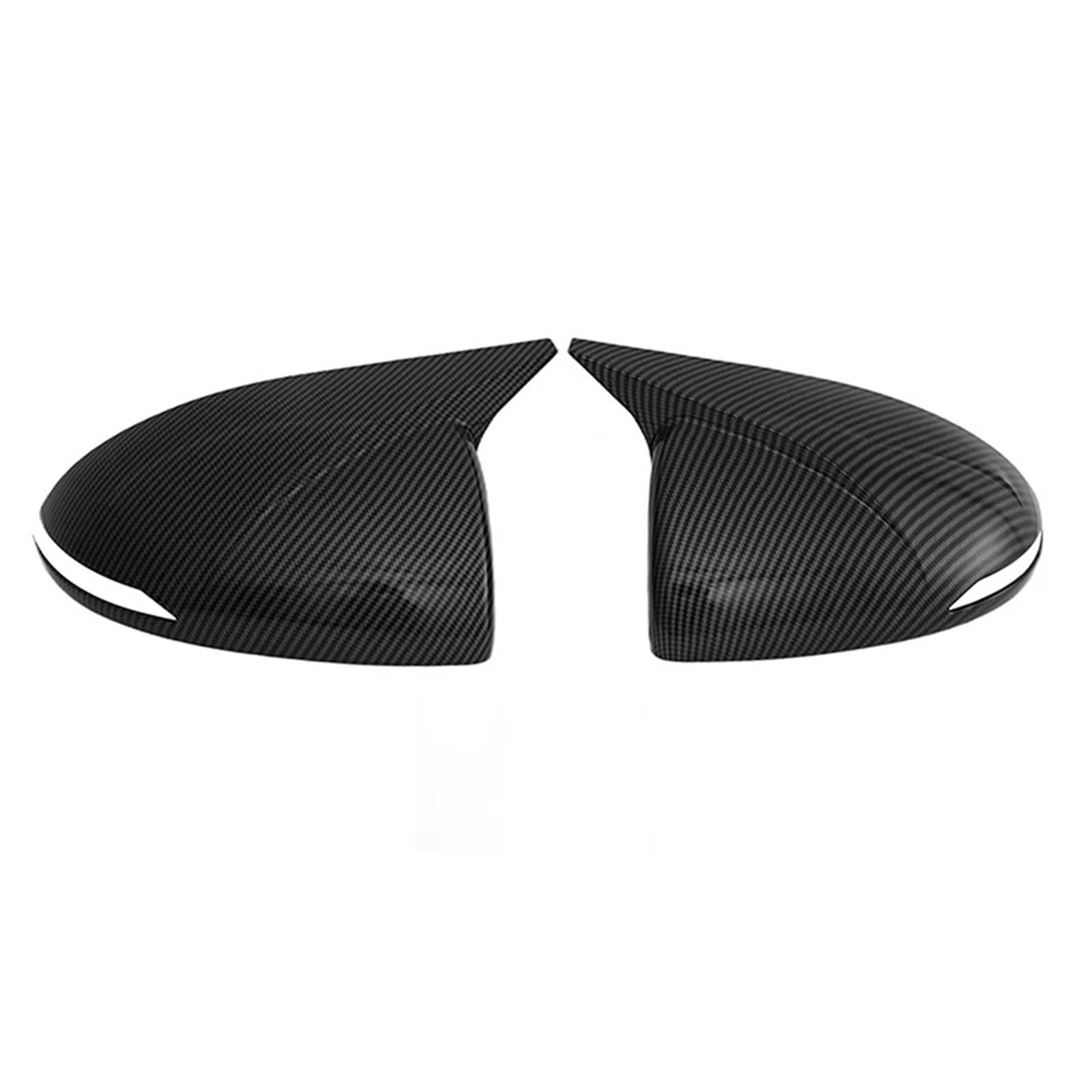 Rückspiegel Abdeckung Für Sonata DN8 2020 2021 2022 2023 Rückspiegel Seitenspiegel Abdeckung Flügelkappe Außentür Rückansicht Fall Trim Carbon Look(Gloss Black) von CEIKOPQS