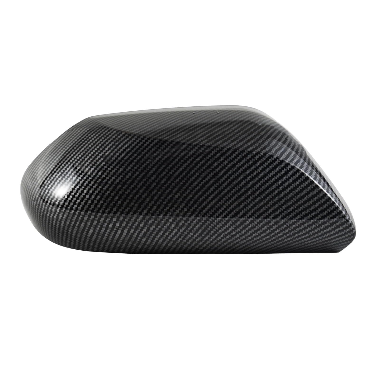 Rückspiegel Abdeckung Für Toyota Camry 2018-2024 Carbon Kunststoff Rückspiegel Gehäuse Schutzhülle 87945-06130-A1 87945-06130-A0(Right Passenger Side) von CEIKOPQS