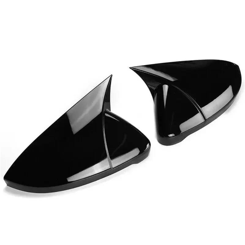 Rückspiegel Abdeckung Für VW Für Golf 7 MK7 7.5 GTI GTD GTE R 2014-2021 Auto Seitenflügel Rückspiegelschale Rückspiegelabdeckung Verkleidung Autozubehör(Gloss Black) von CEIKOPQS