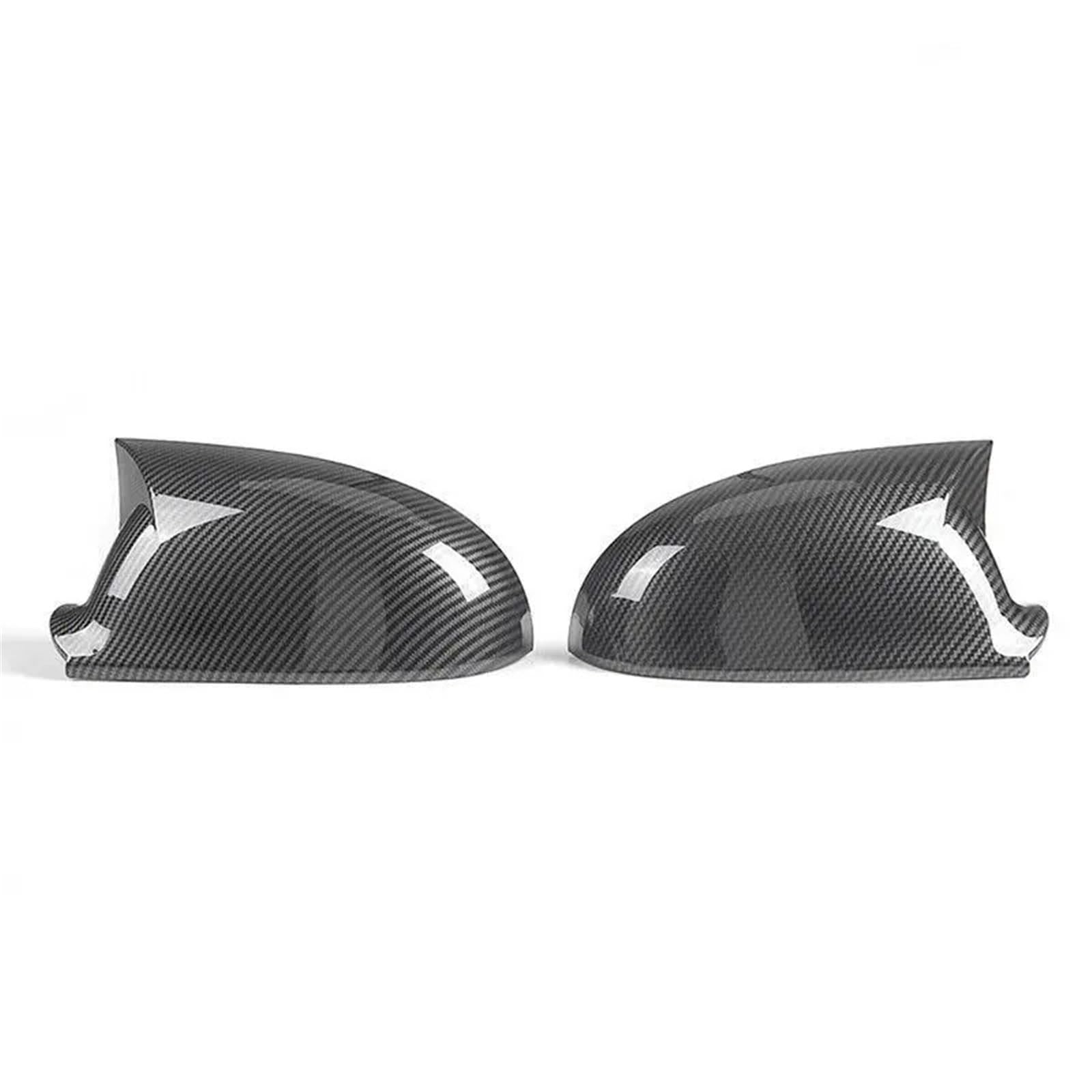Rückspiegel Abdeckung Für VW Für Golf MK5 GTI R 2003-2009 Auto Rückspiegel Seitenspiegel Abdeckung Aufkleber Flügelkappe Außentürgehäuse Verkleidung Carbon(Carbon) von CEIKOPQS