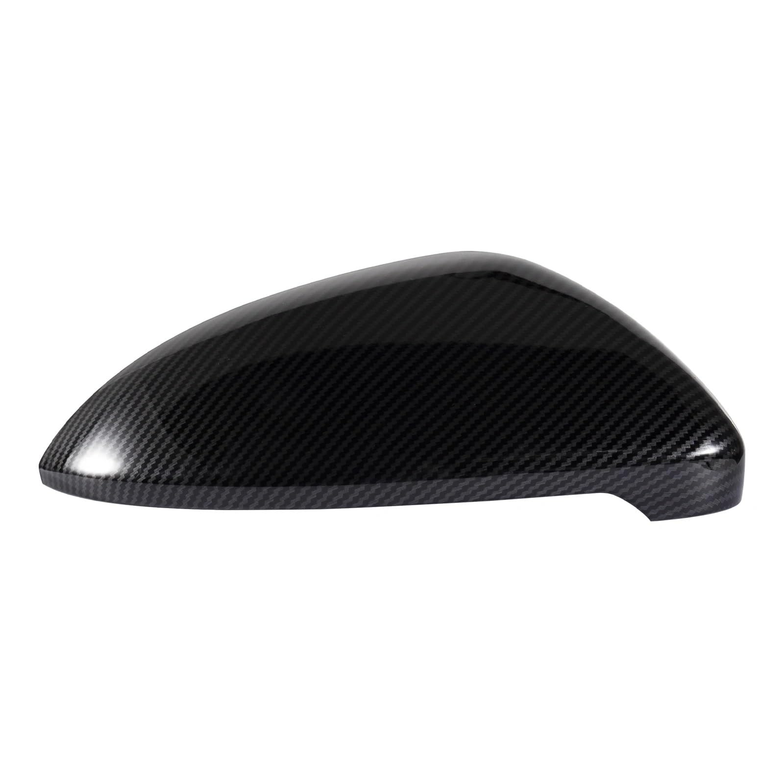Rückspiegel Abdeckung Für VW Für Golf MK7 GTI Für E-Golf 2015-2019 Carbon Muster Tür Rückspiegel Abdeckkappe Gehäuse Autozubehör(Carbon Pattern Right) von CEIKOPQS