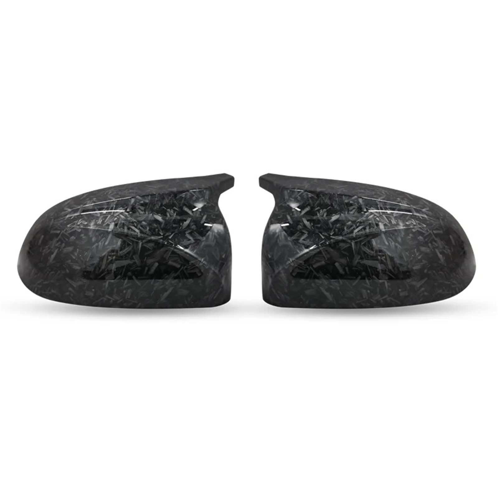 Rückspiegel Abdeckung Für X3 G01 Ix3 X4 G02 X5 G05 X6 G06 X7 G07, 2 Stück, Glänzendes Schwarzes Carbonmuster, Rückspiegelabdeckungen, Schalenersatz(Forged Carbon Look) von CEIKOPQS