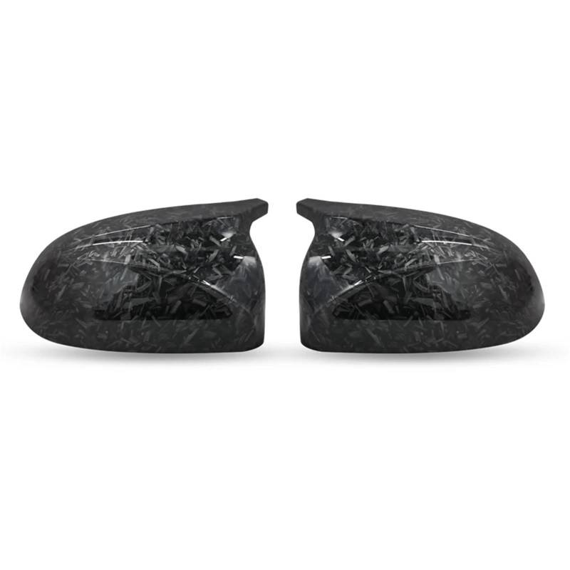 Rückspiegel Abdeckung Für X3 G01 Ix3 X4 G02 X5 G05 X6 G06 X7 G07, 2 Stück, Glänzendes Schwarzes Carbonmuster, Rückspiegelabdeckungen, Schalenersatz(Forged Carbon Look) von CEIKOPQS