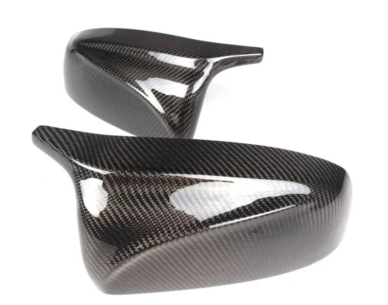 Rückspiegel Abdeckung Für X5 X6 E70 E71 2007-2013 Carbon/ABS Spiegelabdeckung Autoseitenrückspiegelkappe Abdeckung Shell-Ersatz 51162182697 von CEIKOPQS