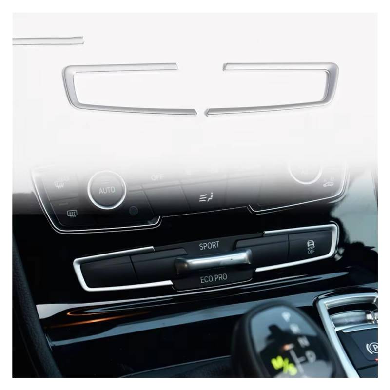 Auto Dekorative Für 2er F45 F46 2015–2018, ABS-Silber, Auto-Innenverkleidung, Aufkleber, Armaturenbrett-Konsole, Schalttafel-Abdeckung Innenzubehör(A) von CENAP