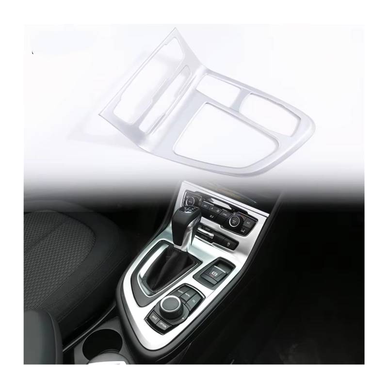 Auto Dekorative Für 2er F45 F46 2015–2018, ABS-Silber, Auto-Innenverkleidung, Aufkleber, Armaturenbrett-Konsole, Schalttafel-Abdeckung Innenzubehör(D) von CENAP