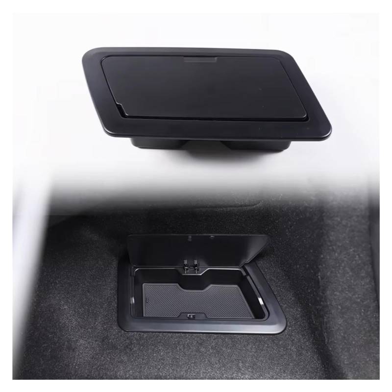 Auto Dekorative Für 5 Series i5 G60 2024+ ABS Kofferraum-Seiten-Aufbewahrungsbox mit Abdeckung Heck-Boot-Box Organizer Fach Trim Zubehör Innenzubehör(Right side) von CENAP